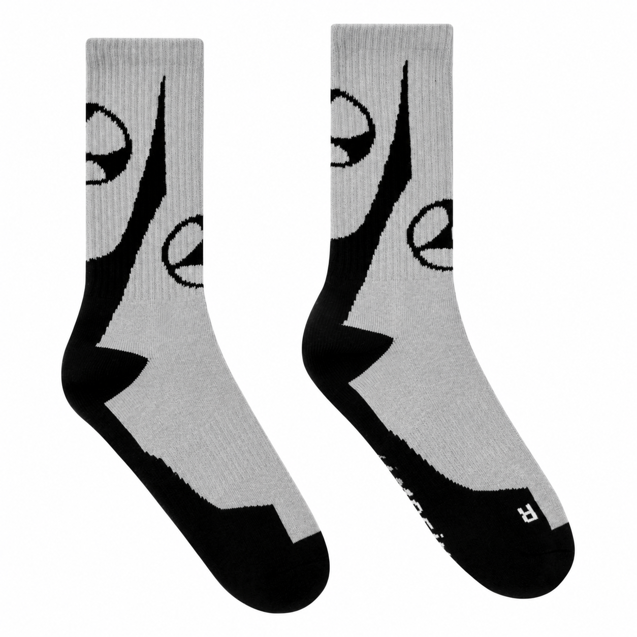 LIMOSINE - Leddy Socks "Grey/Black"