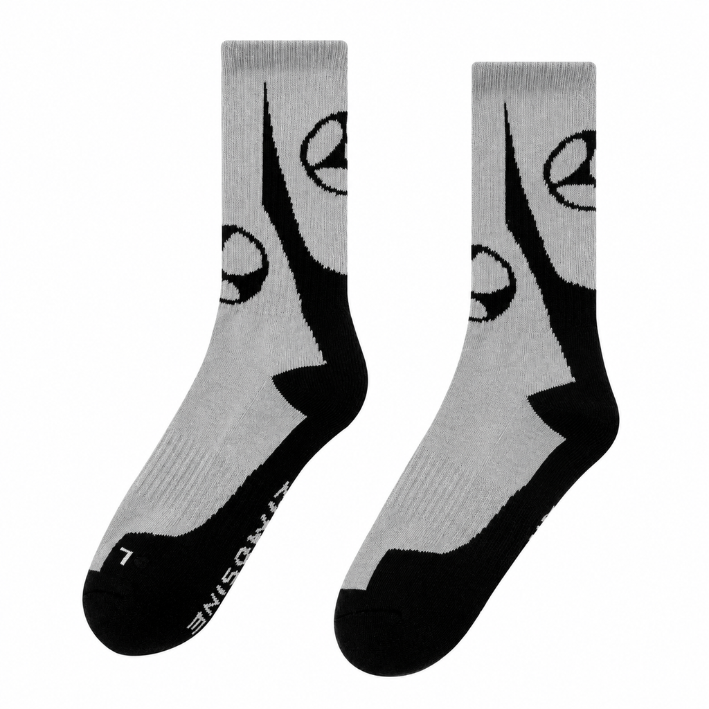 LIMOSINE - Leddy Socks "Grey/Black"