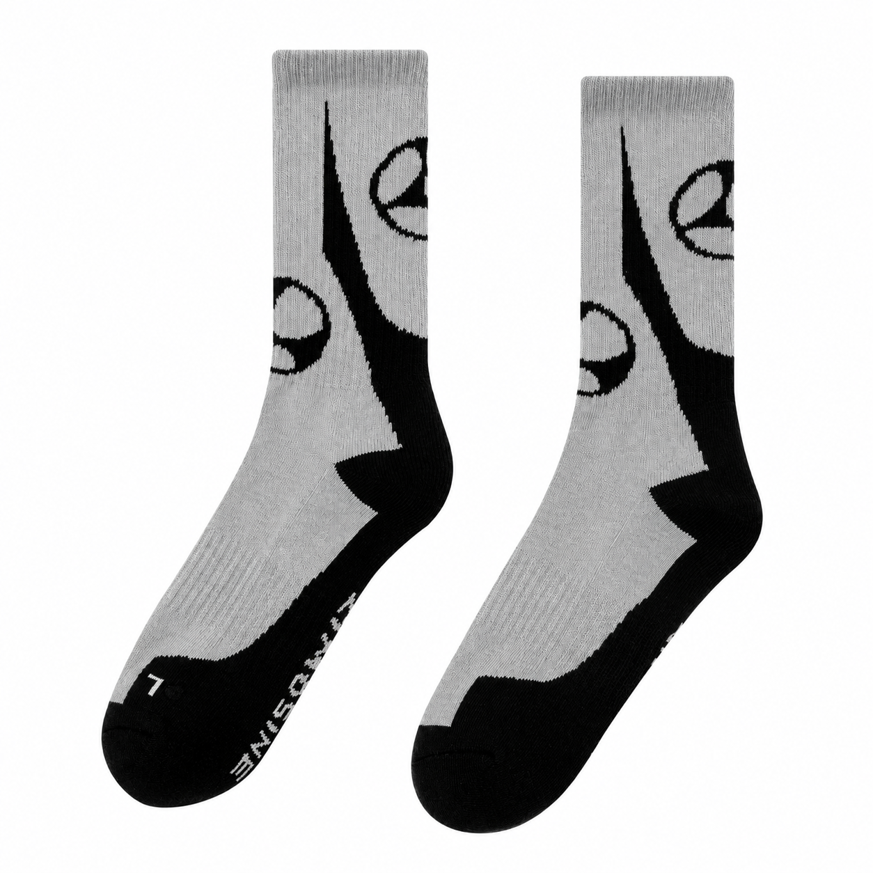 LIMOSINE - Leddy Socks "Grey/Black"