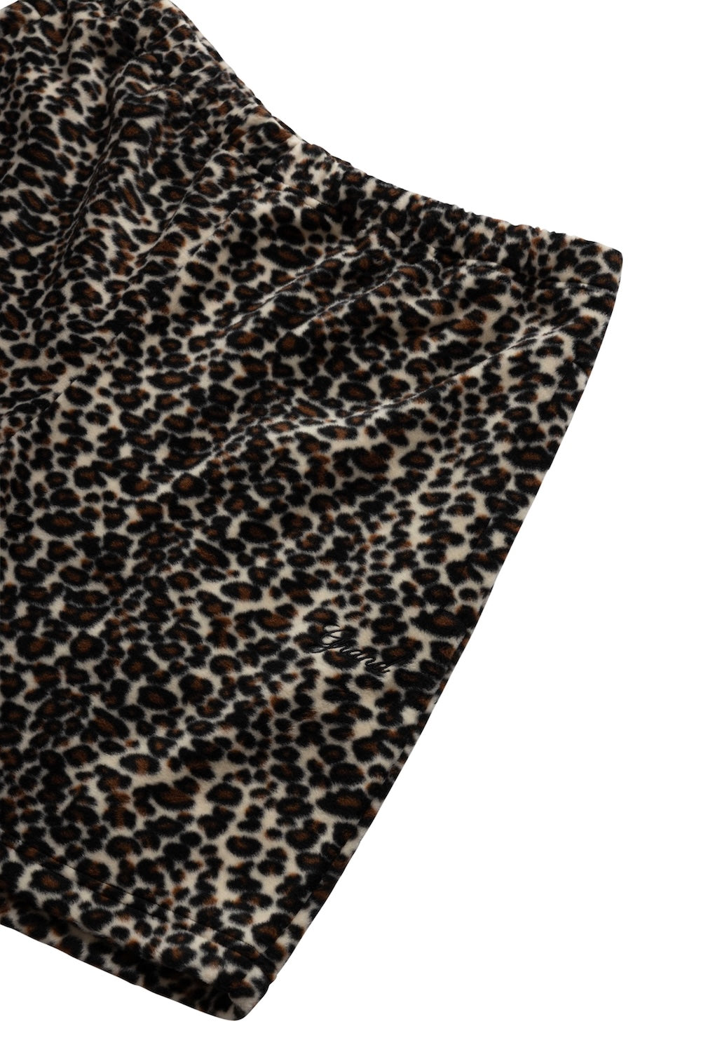 GRAND COLLECTION - Fleece Leopard Short "Leopard"