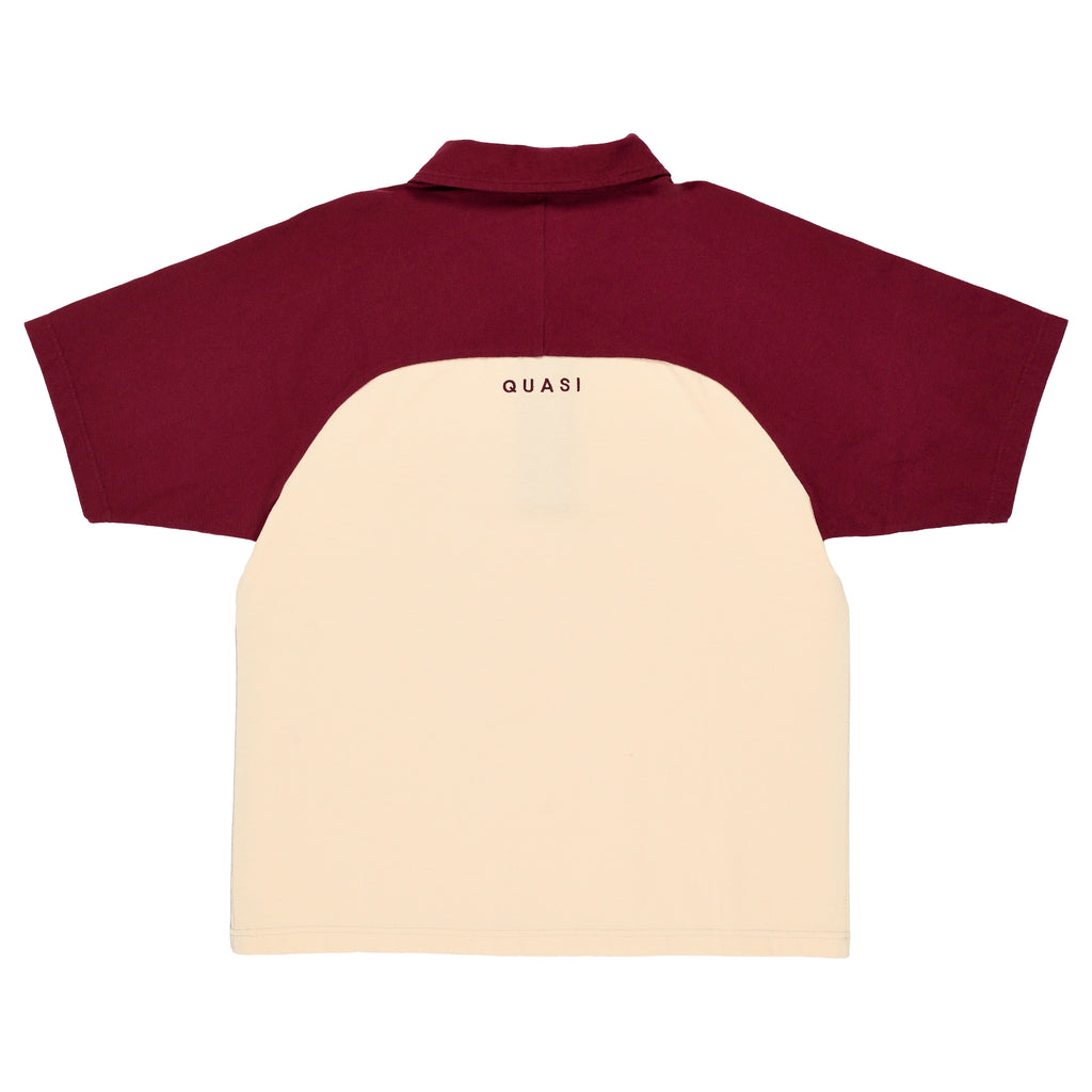QUASI - Leslie Raglan Polo "Maroon"