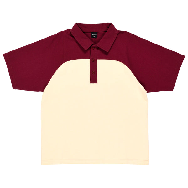 QUASI - Leslie Raglan Polo "Maroon"