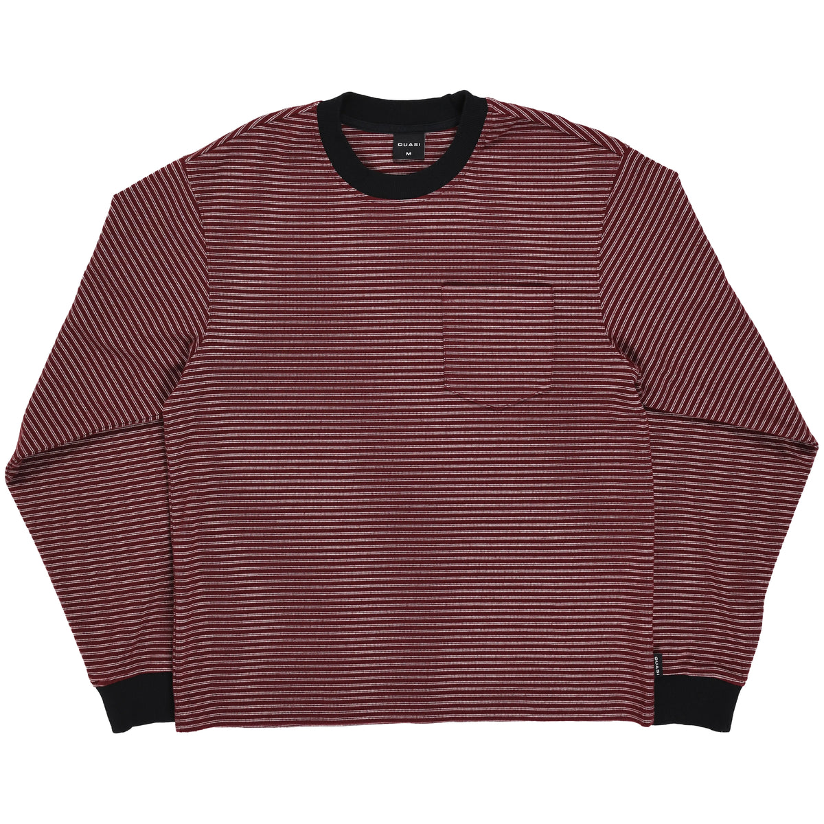 QUASI - Linescreen LS Pocket Tee "Wine"