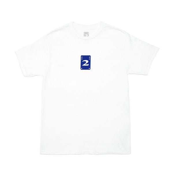 2 RISER PADS - Logo Tee "White"