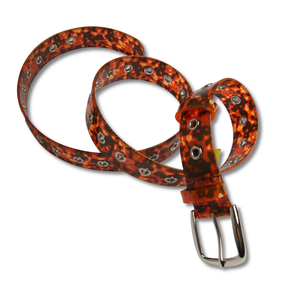 LOLA'S HARDWARE - FURY PVC BELT "Tiger Orange"
