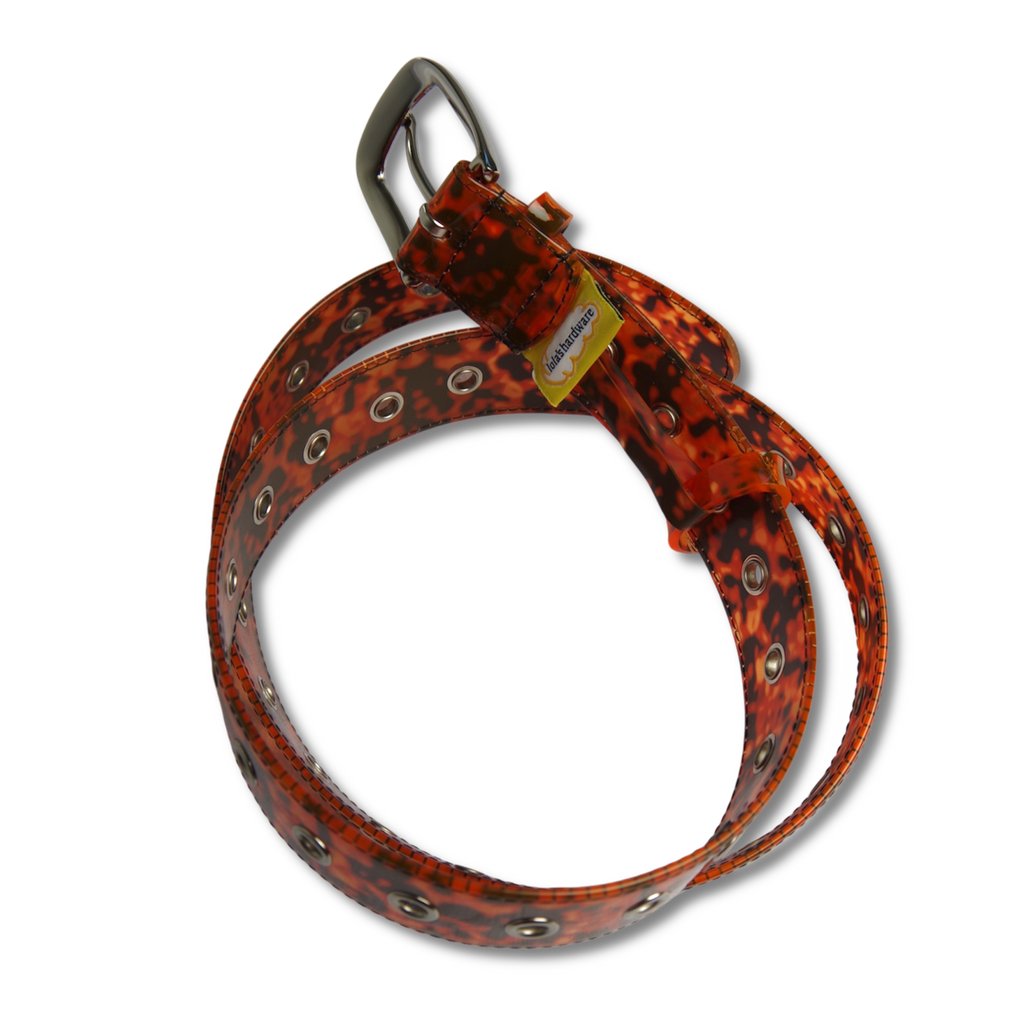 LOLA'S HARDWARE - FURY PVC BELT "Tiger Orange"