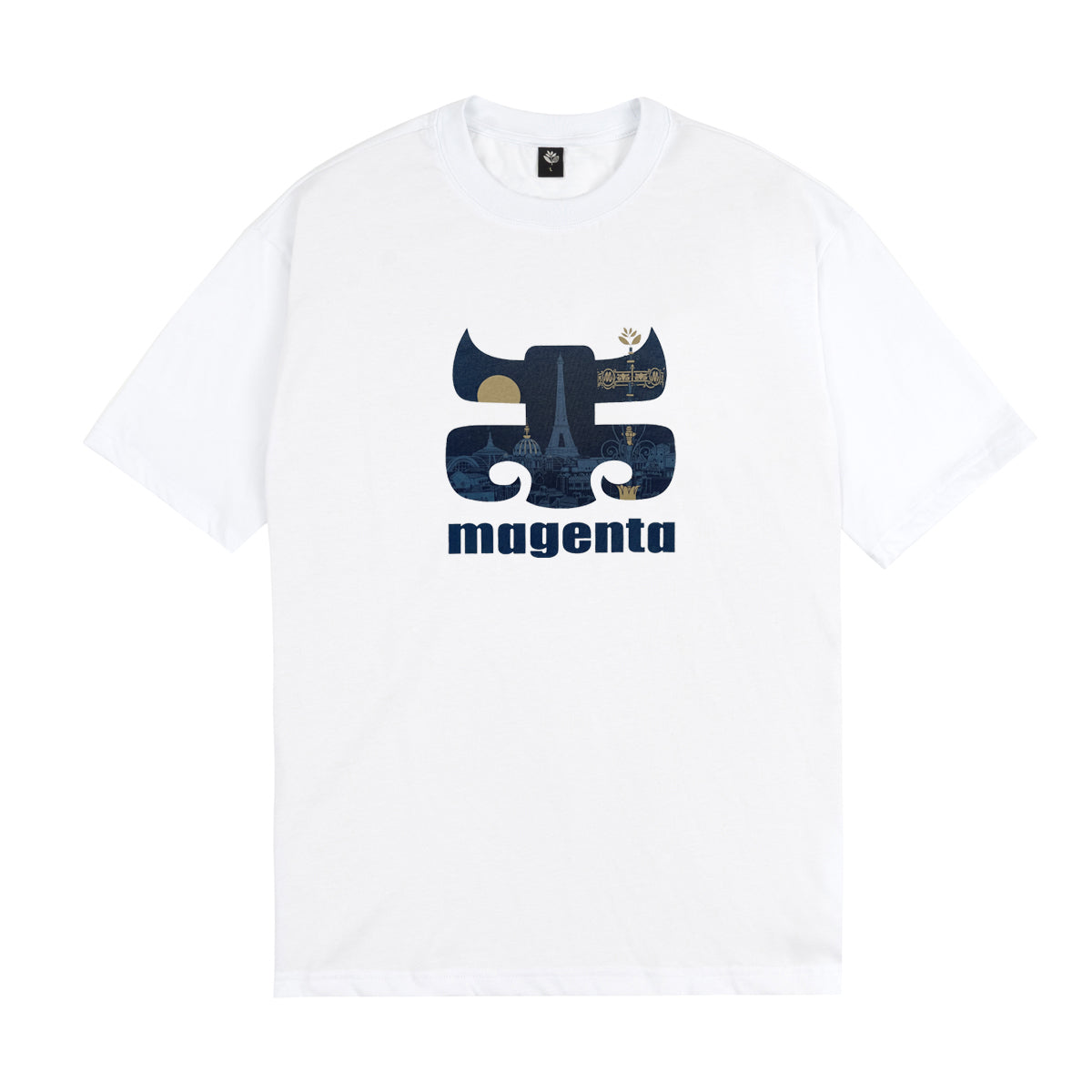 MAGENTA SKATEBOARDS - MAGENPATH TEE  "WHITE"