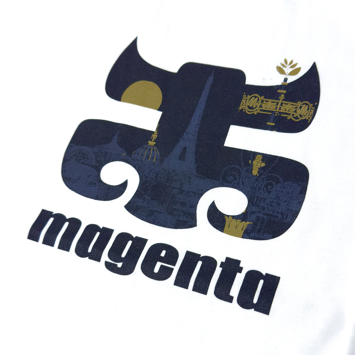 MAGENTA SKATEBOARDS - MAGENPATH TEE  "WHITE"