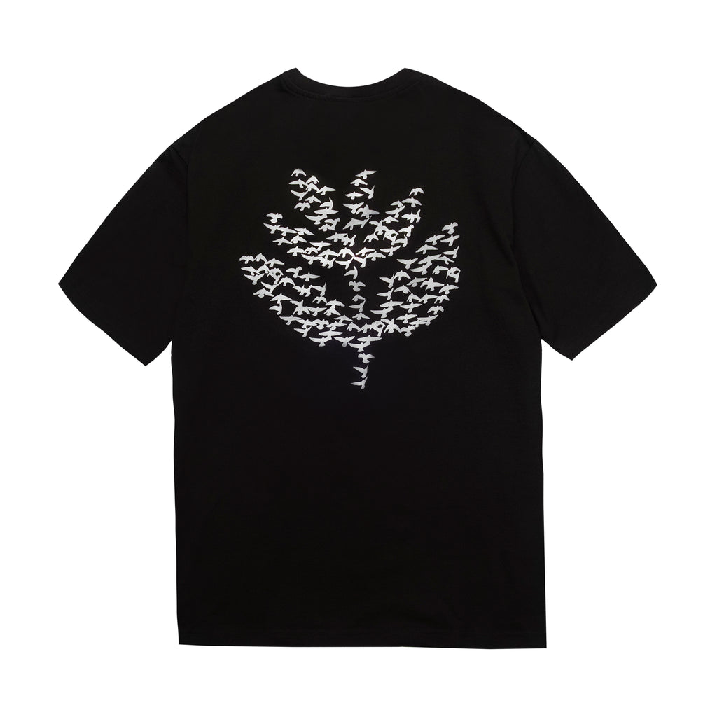 MAGENTA SKATEBOARDS  - MIGRATION TEE "BLACK"