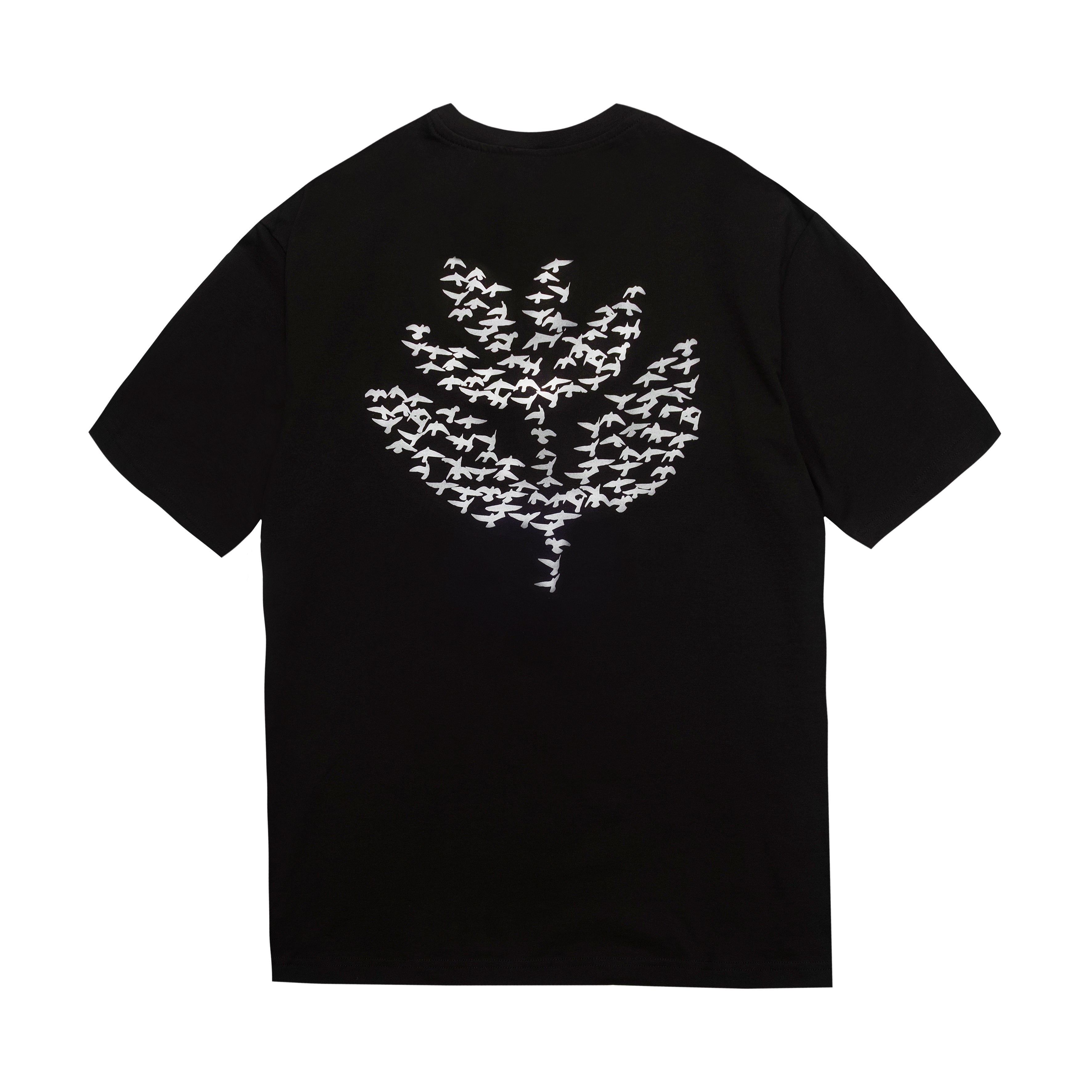 MAGENTA SKATEBOARDS  - MIGRATION TEE "BLACK"