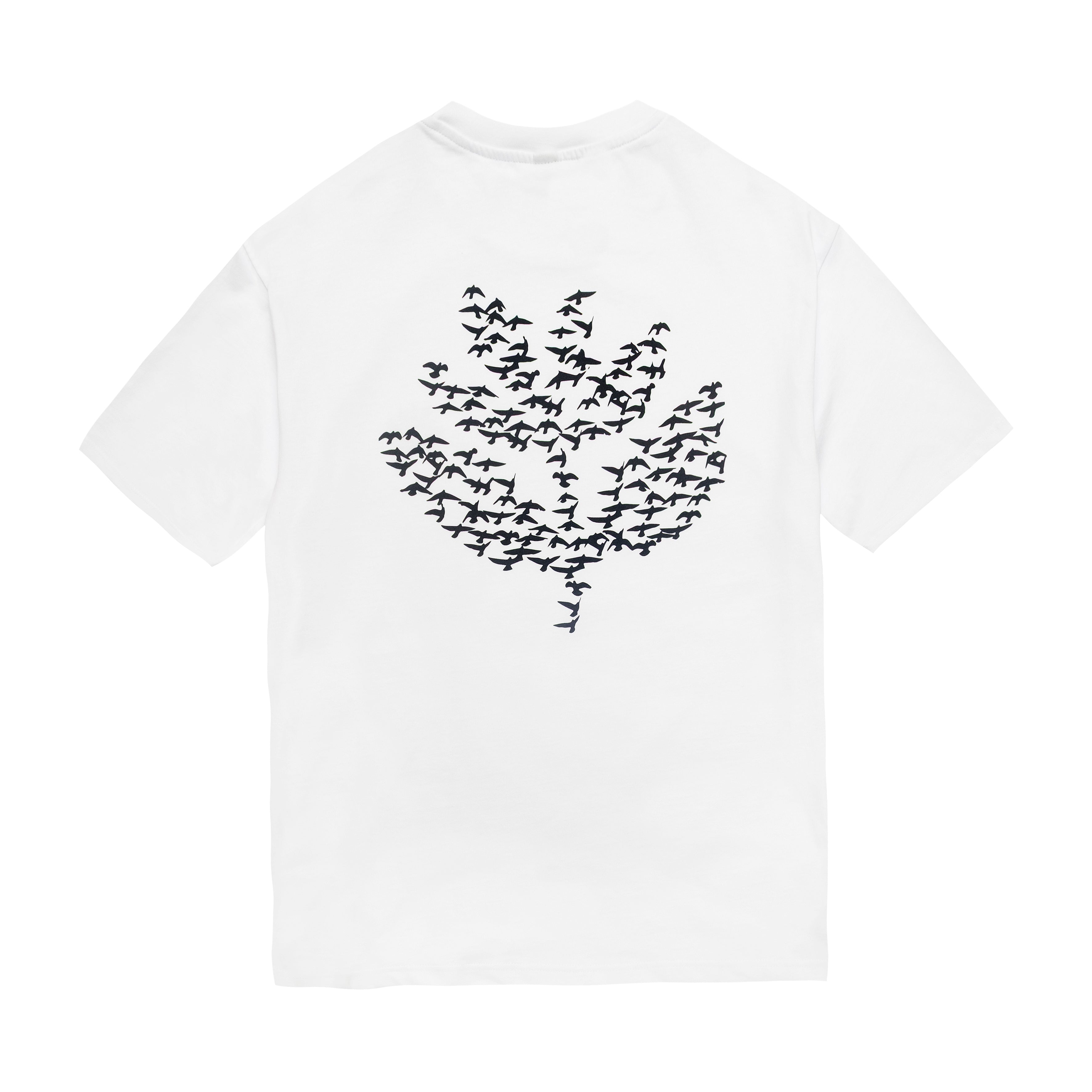 MAGENTA SKATEBOARDS  - MIGRATION TEE "WHITE"