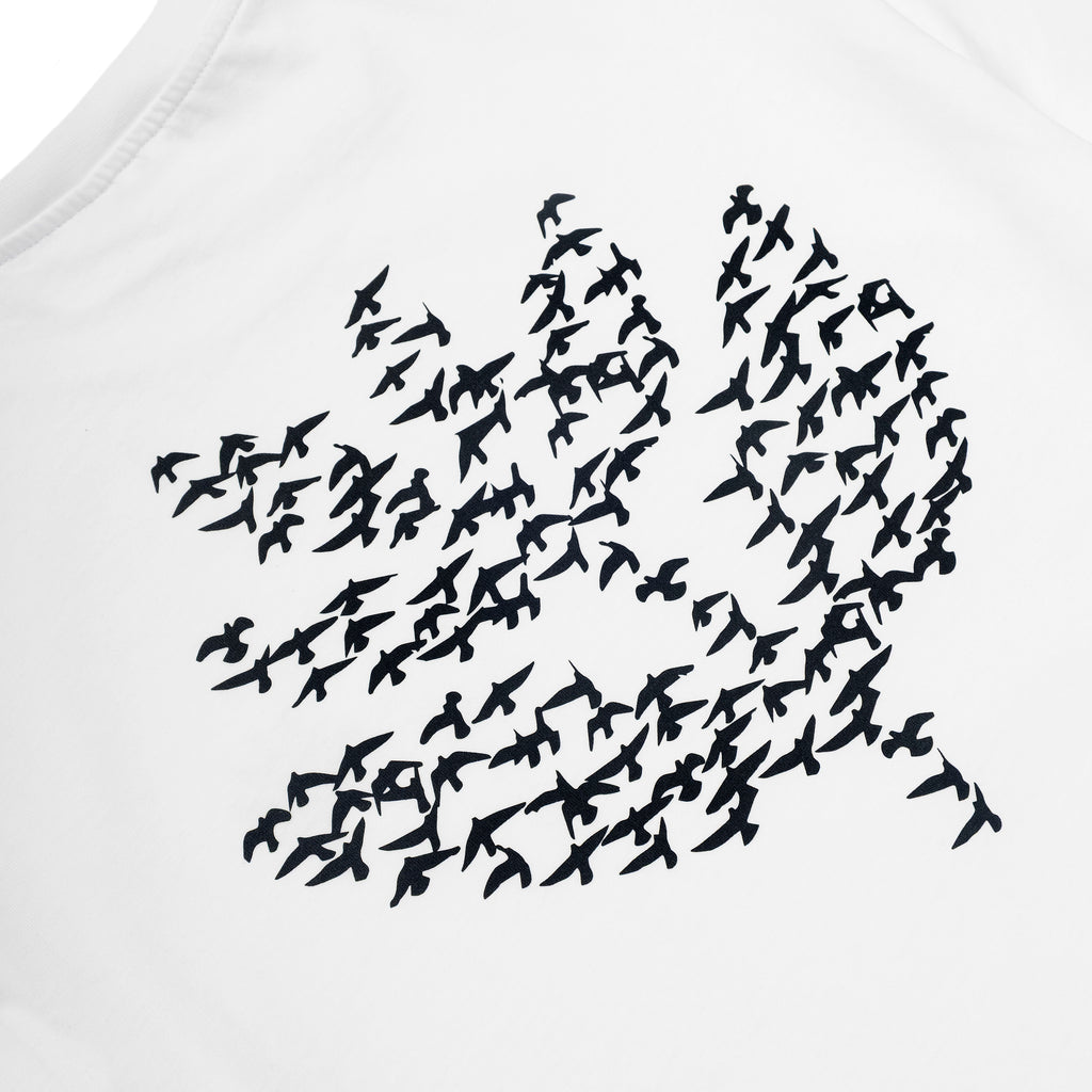 MAGENTA SKATEBOARDS  - MIGRATION TEE "WHITE"