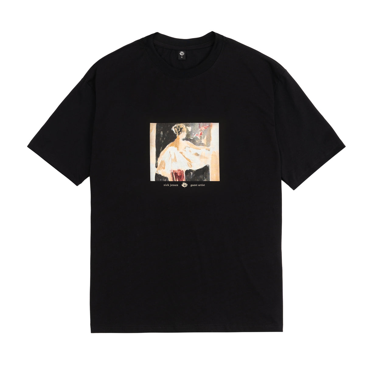 MAGENTA SKATEBOARDS  - NICK JENSEN GUEST ARTIST TEE "BLACK"