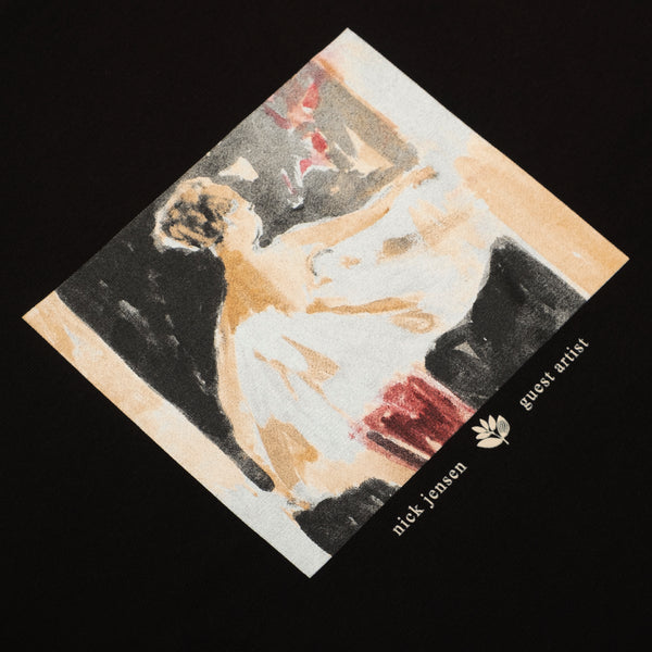 MAGENTA SKATEBOARDS  - NICK JENSEN GUEST ARTIST TEE "BLACK"