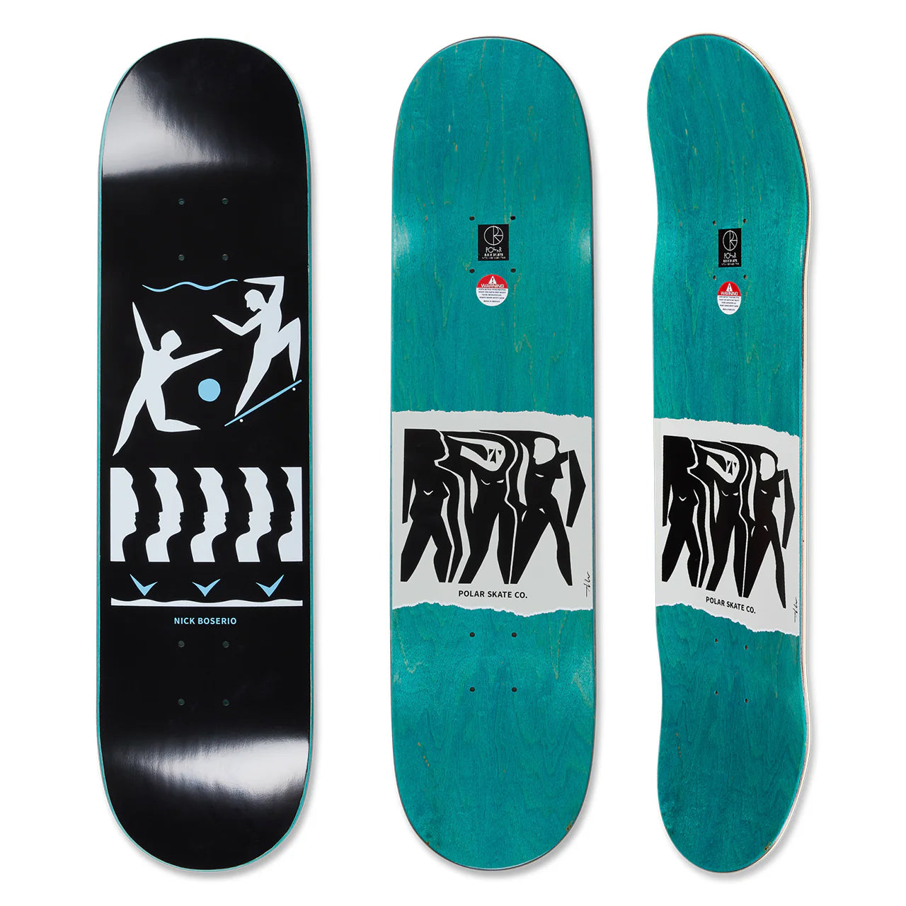 POLAR - Nick Boserio - Cut Out "Black" 8.25"