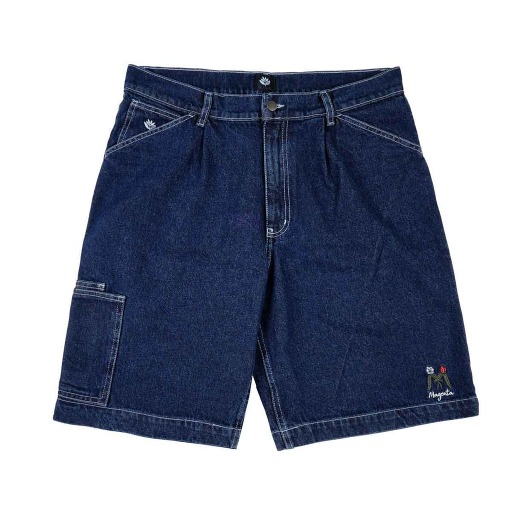 MAGENTA SKATEBOARDS - OG DENIM POCKET LONG SHORTS "BLUE DENIM"