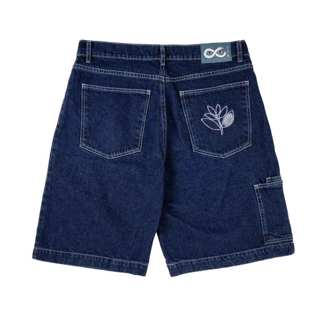 MAGENTA SKATEBOARDS - OG DENIM POCKET LONG SHORTS "BLUE DENIM"