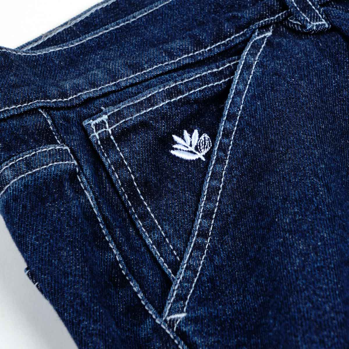 MAGENTA SKATEBOARDS - OG DENIM POCKET LONG SHORTS "BLUE DENIM"
