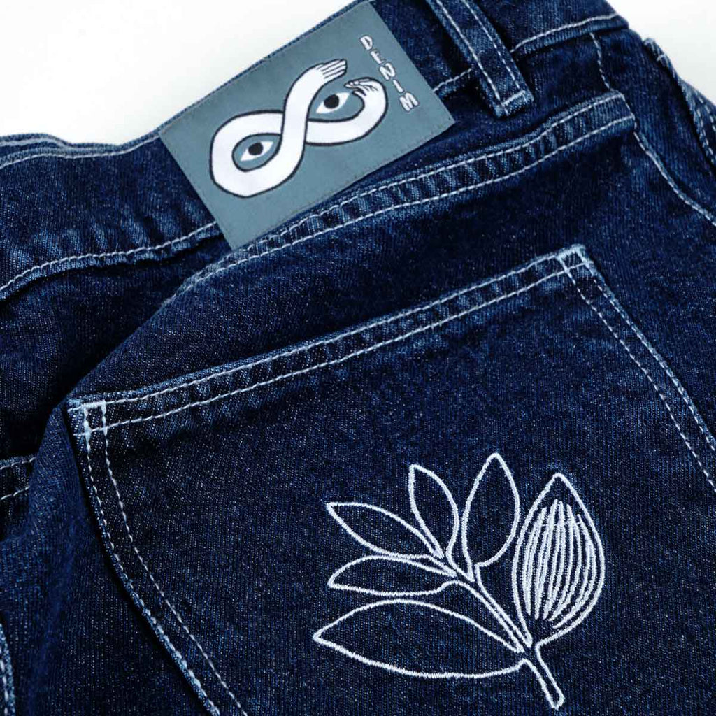 MAGENTA SKATEBOARDS - OG DENIM POCKET LONG SHORTS "BLUE DENIM"