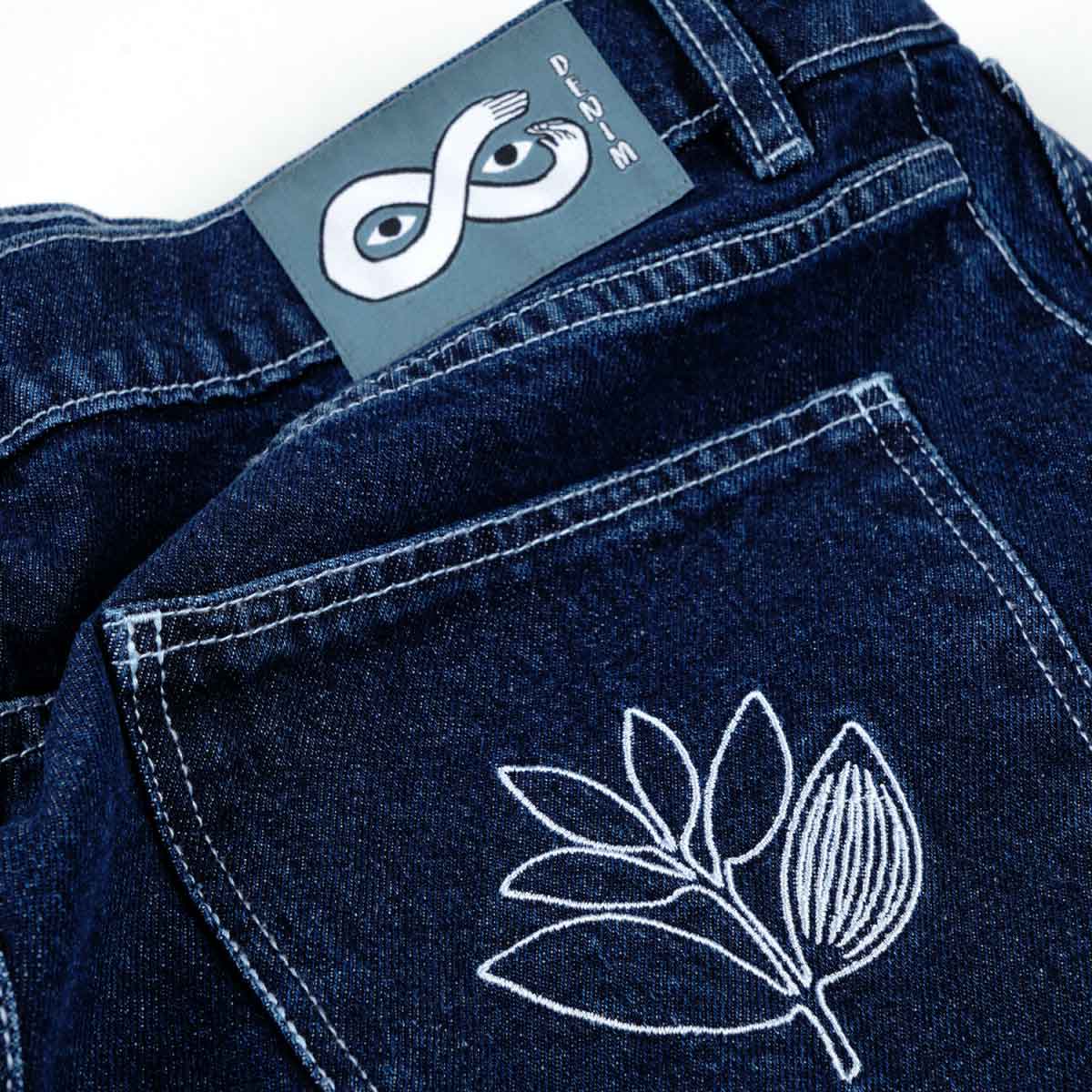 MAGENTA SKATEBOARDS - OG DENIM POCKET LONG SHORTS "BLUE DENIM"