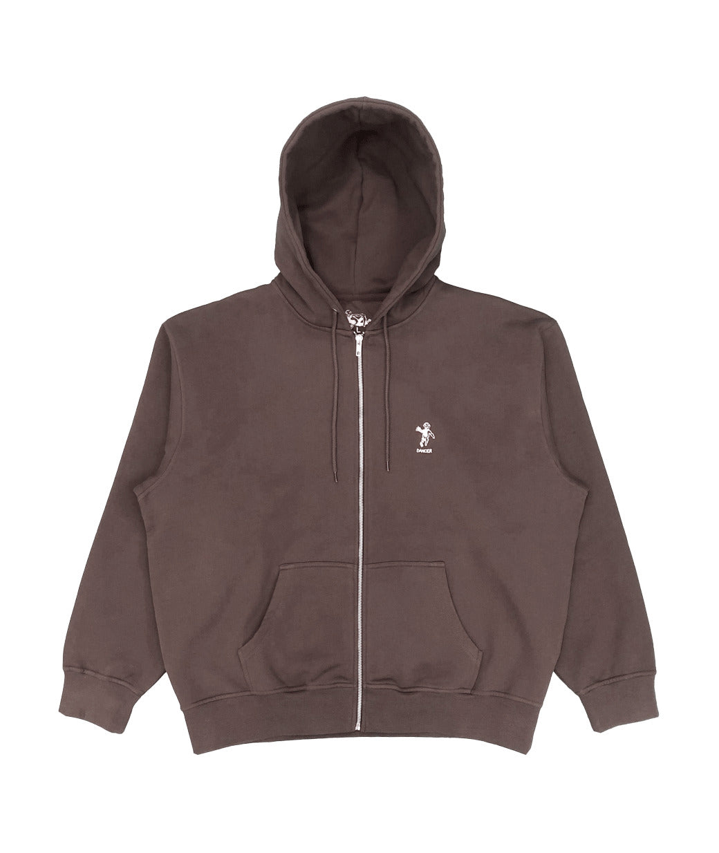 DANCER - OG Logo Zip Hood "Brown"