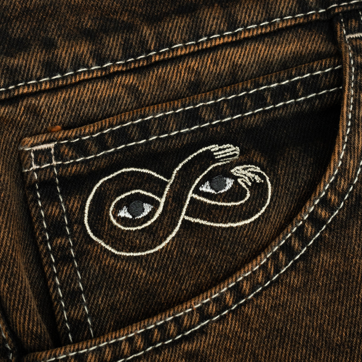 MAGENTA SKATEBOARDS - OG DENIM PANTS  "BRONZE"