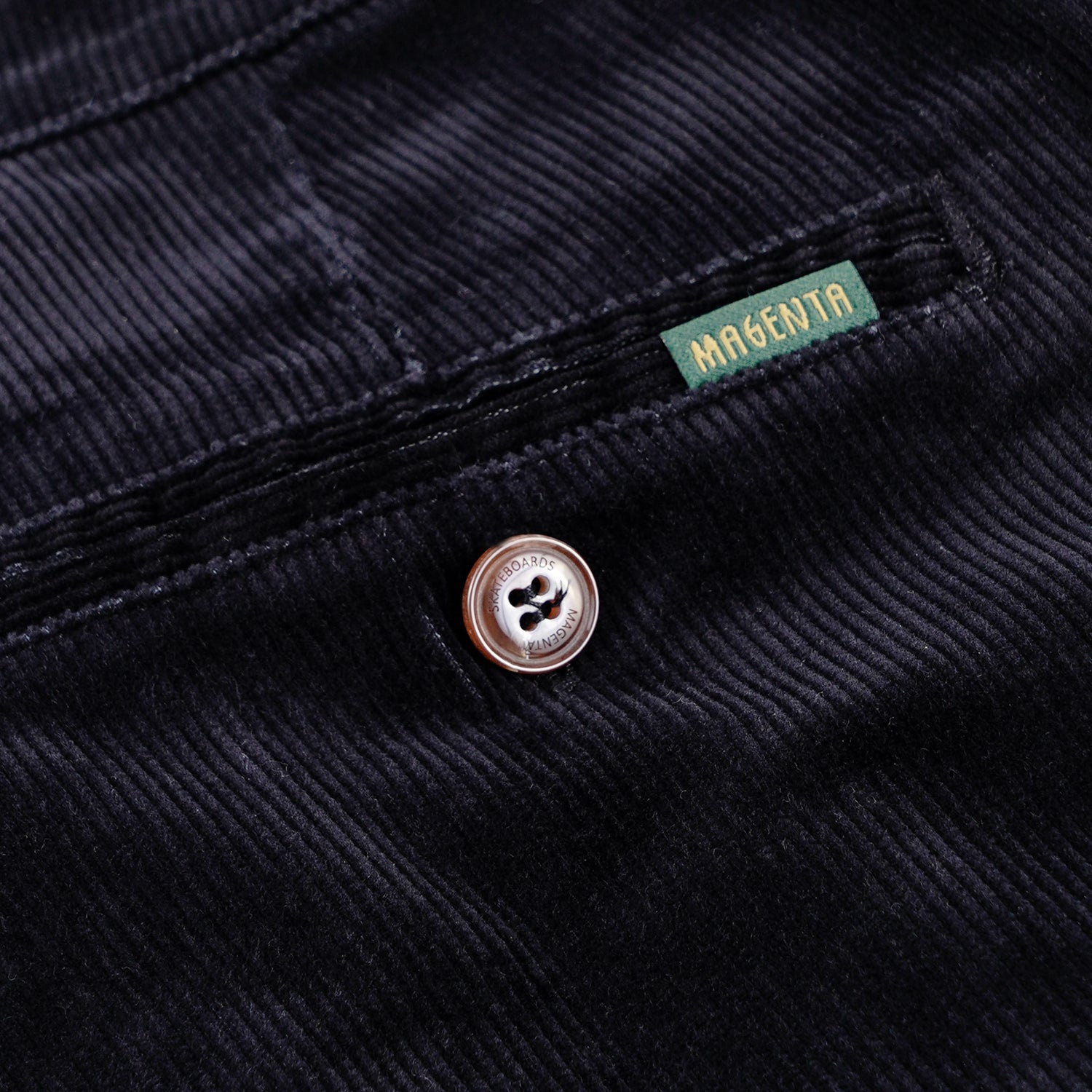 MAGENTA SKATEBOARDS - OG CHINO CORD "BLACK"
