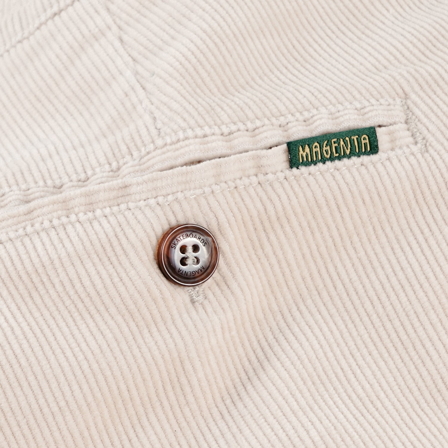 MAGENTA SKATEBOARDS - OG CHINO CORD "CEMENT"