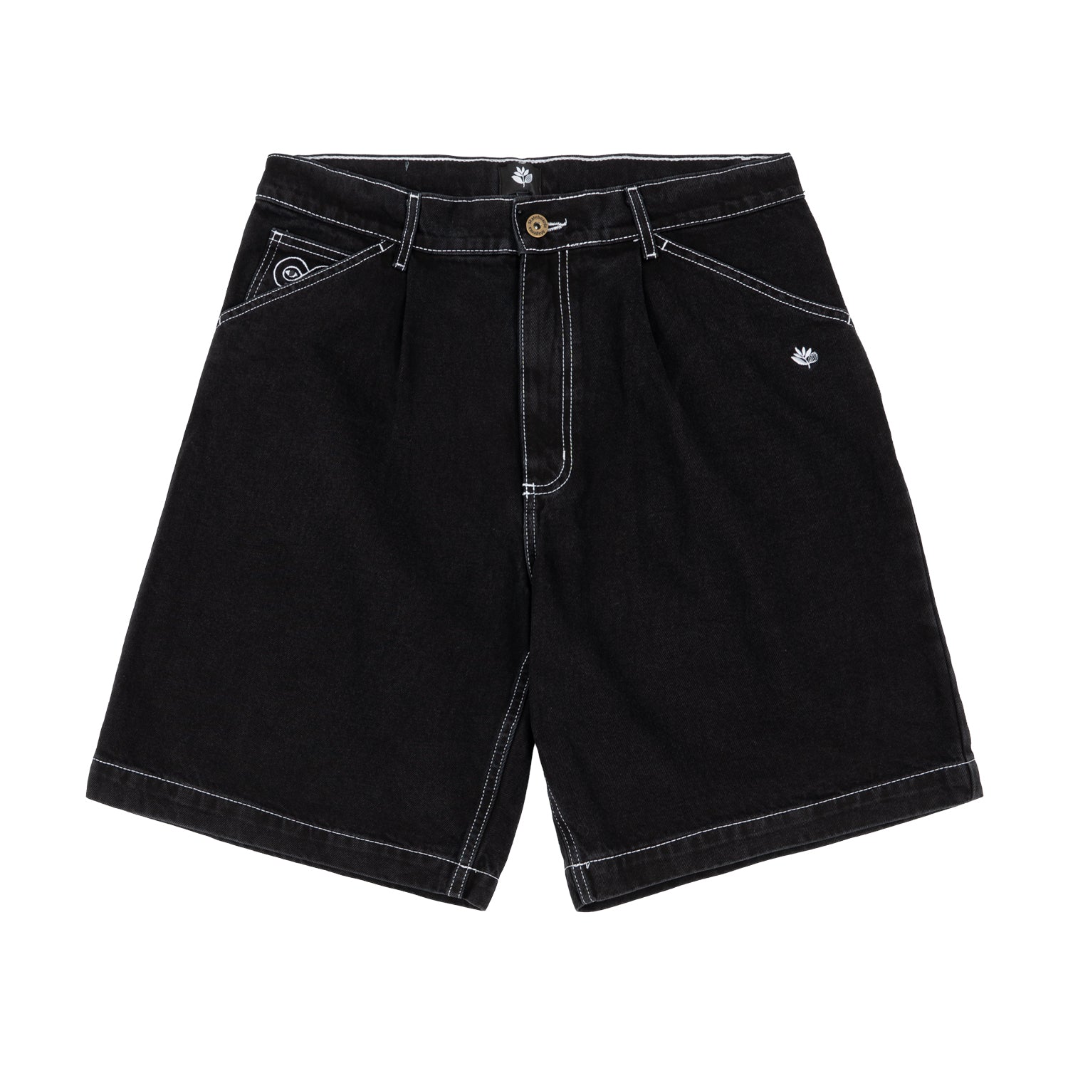MAGENTA SKATEBOARDS - OG DENIM SHORTS "BLACK"