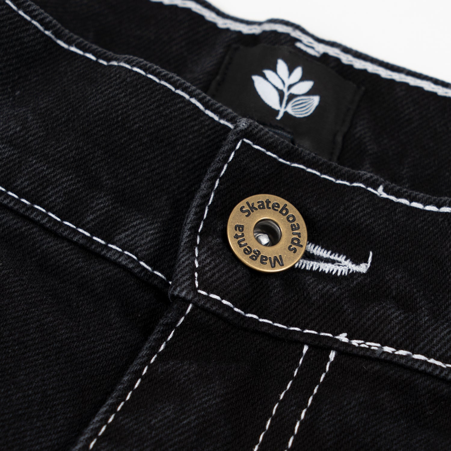 MAGENTA SKATEBOARDS - OG DENIM SHORTS "BLACK"