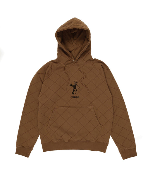 DANCER - OG Diamond Stitch Hoodie "Brown"