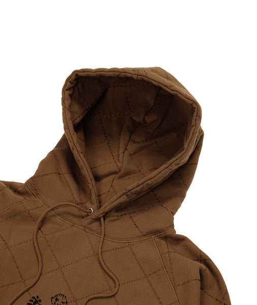 DANCER - OG Diamond Stitch Hoodie "Brown"