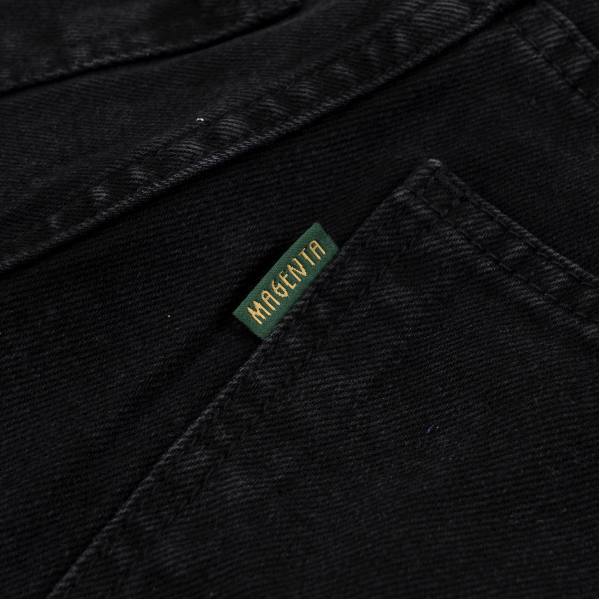 MAGENTA SKATEBOARDS - OG DENIM PANTS  "Black"