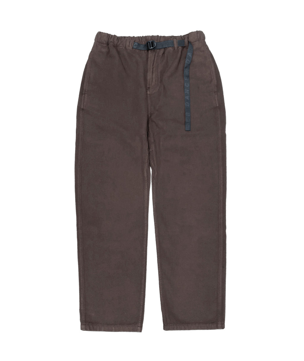 DANCER - Oblique Belted Pant "Brown"