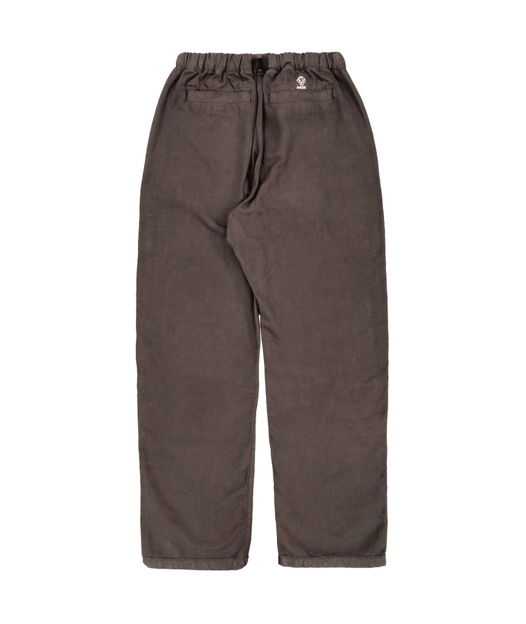 DANCER - Oblique Belted Pant "Brown"
