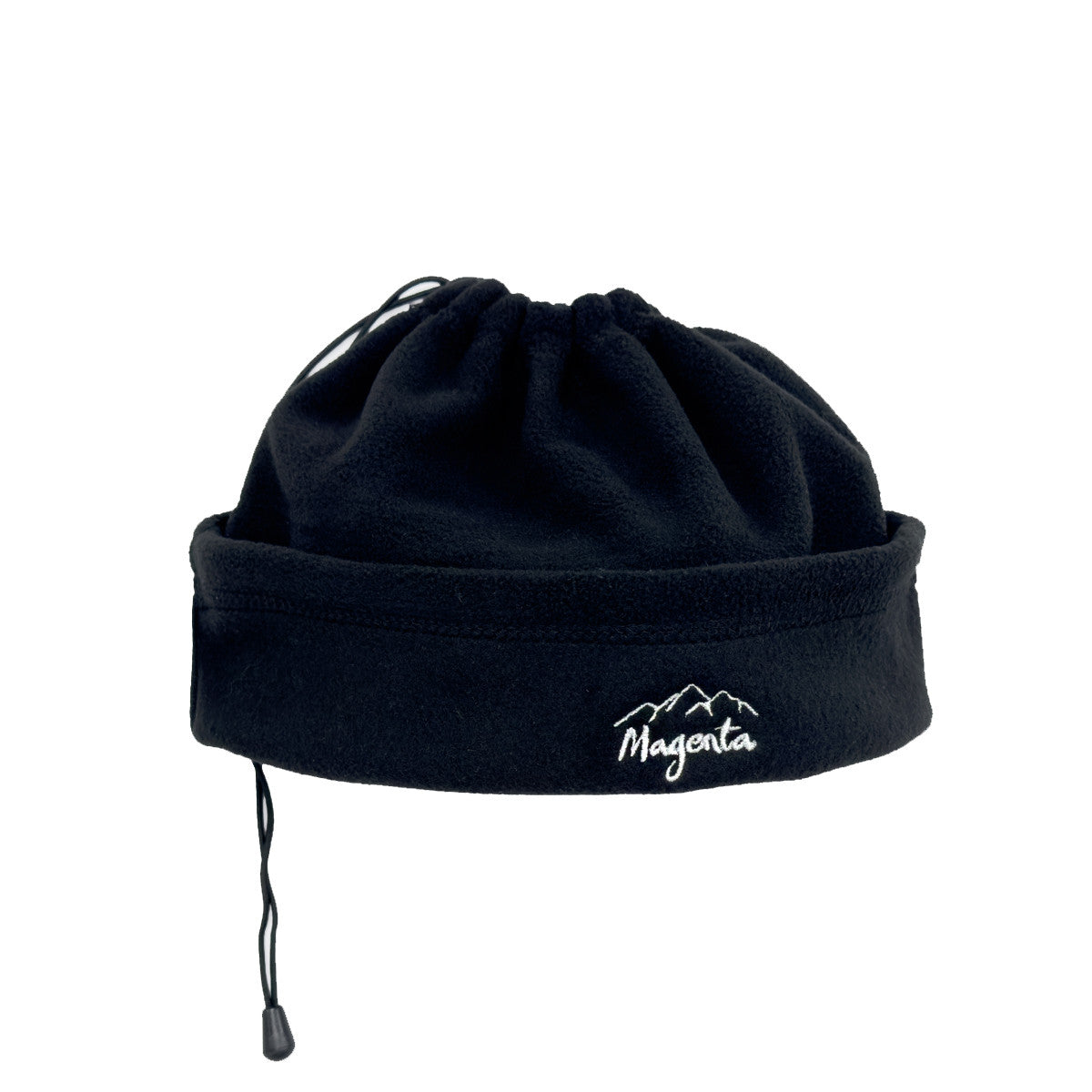 MAGENTA SKATEBOARDS − CONVERTIBLE FLEECE BEANIE "Black"