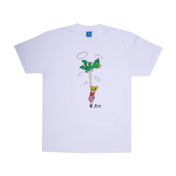 FROG SKATEBOARDS - Bird Girl T-Shirt "White"