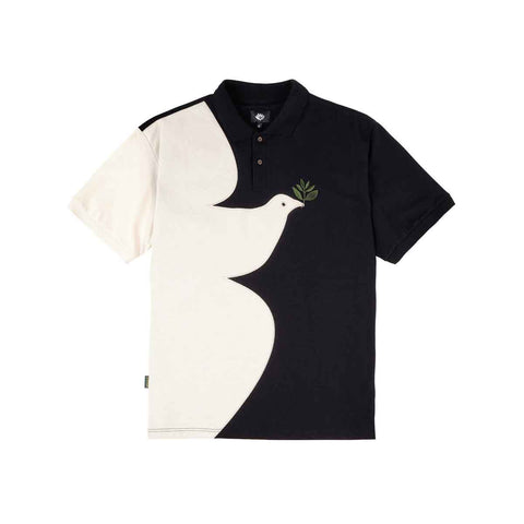 MAGENTA SKATEBOARDS - PEACE POLO "NATURAL & BLACK"