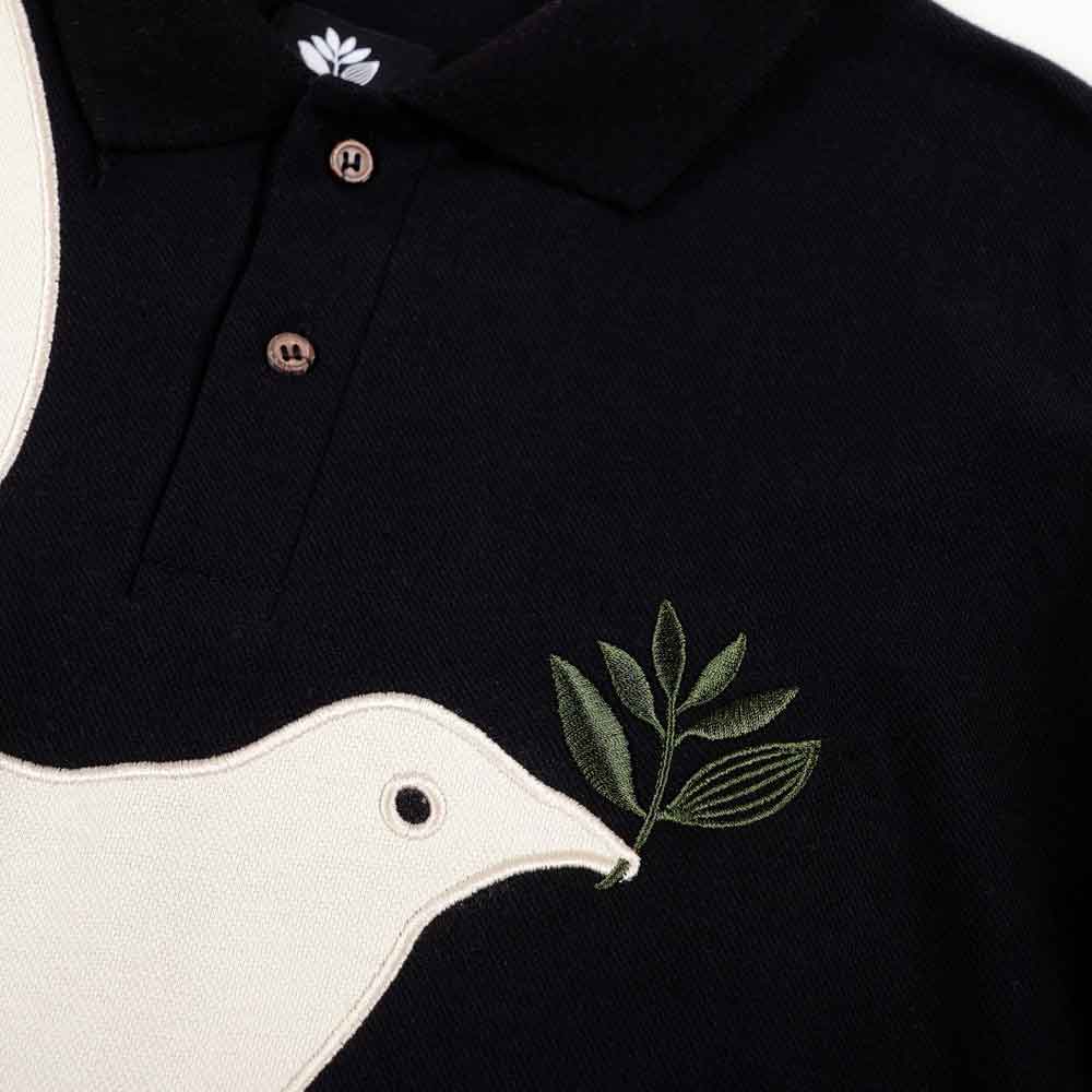 MAGENTA SKATEBOARDS - PEACE POLO "NATURAL & BLACK"