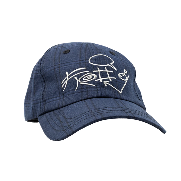 FROG SKATEBOARDS - Plaid G Hat "Navy”