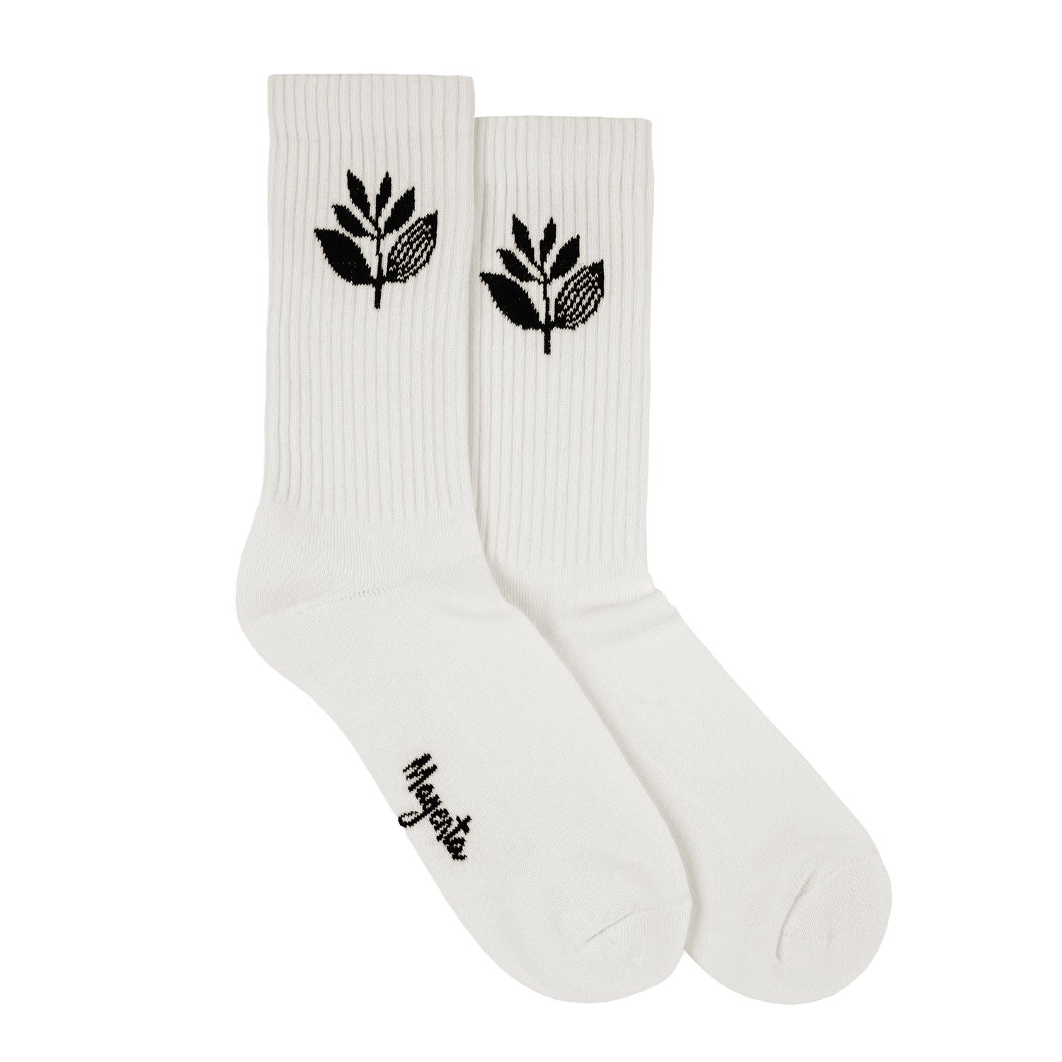 MAGENTA SKATEBOARDS - PLANT SOCKS "White"