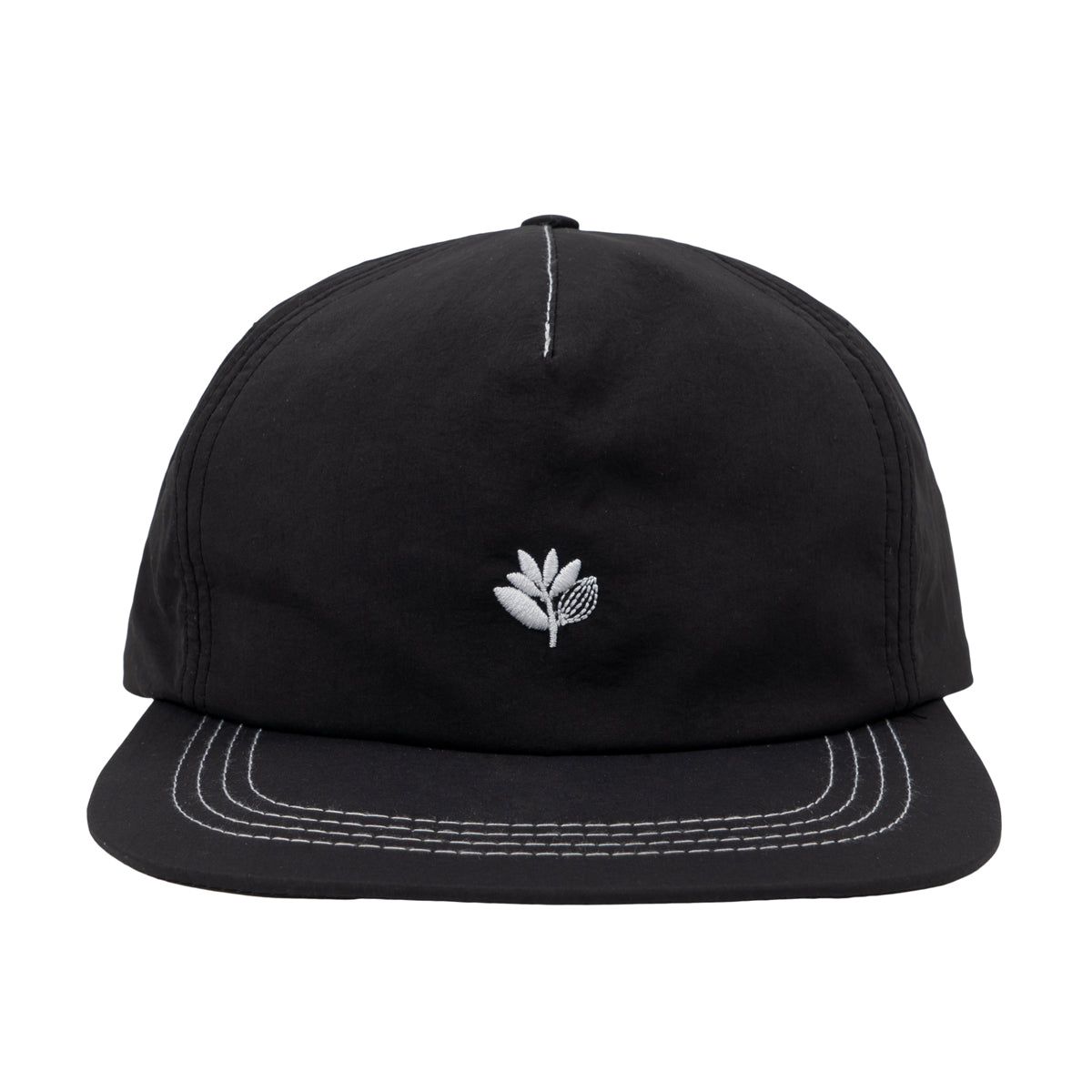 MAGENTA SKATEBOARDS - PLANT NYLON SNAPBACK "BLACK"