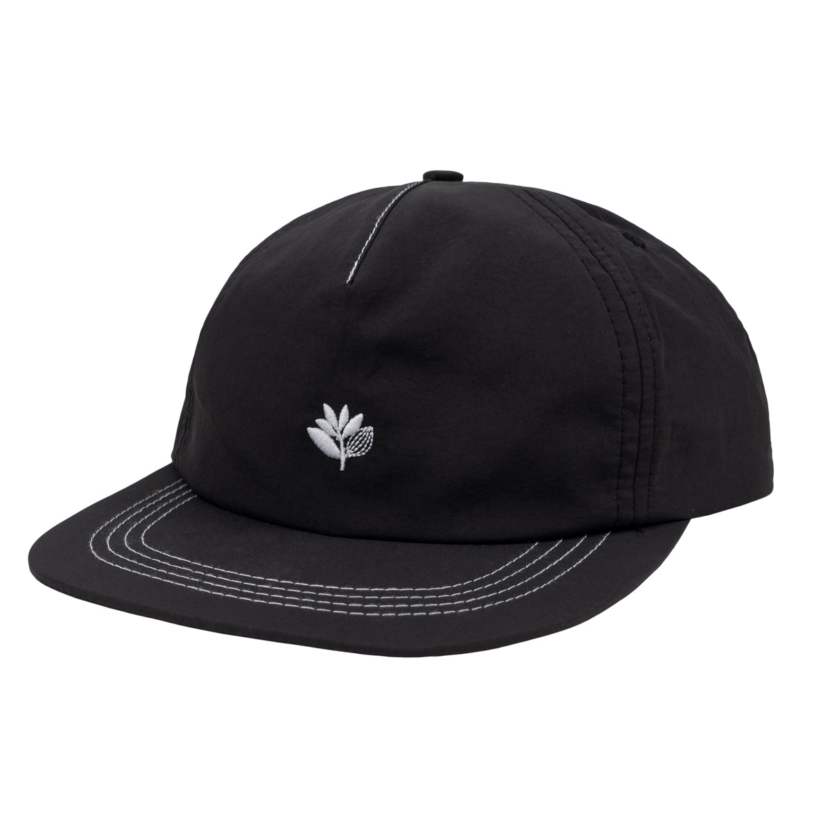 MAGENTA SKATEBOARDS - PLANT NYLON SNAPBACK "BLACK"