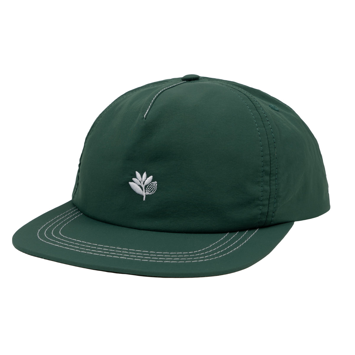 MAGENTA SKATEBOARDS - PLANT NYLON SNAPBACK "Forest Green"