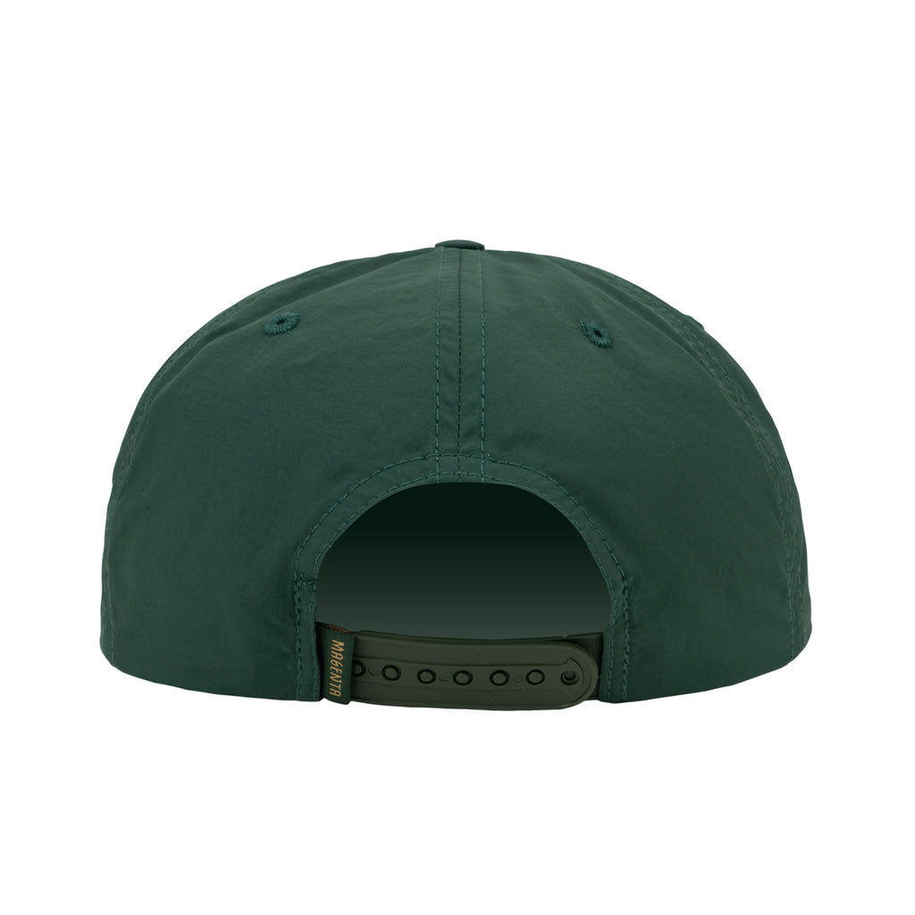 MAGENTA SKATEBOARDS - PLANT NYLON SNAPBACK "Forest Green"