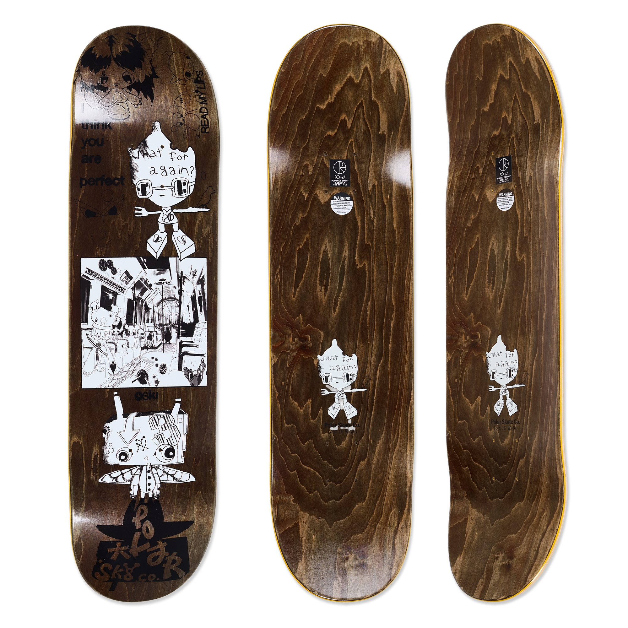 POLAR - Oski - I Think You Perfect - Brown 8.25"(Short)
