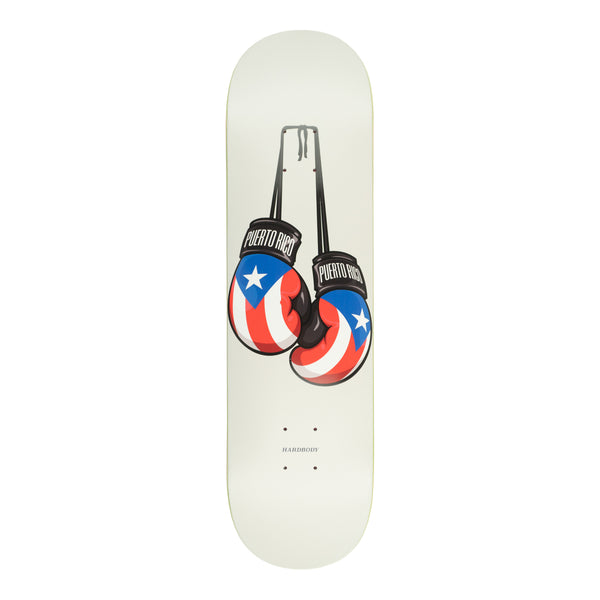 HARDBODY - PUERTO RICO BOXING GLOVES "White" 8.125