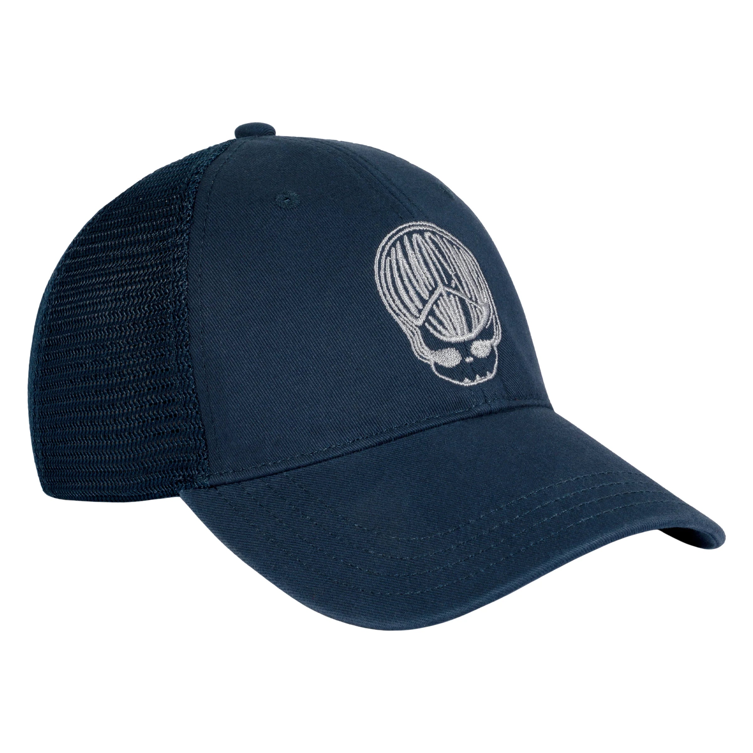 LIMOSINE - Peace Head Hat "Navy/Silver Embroidery"