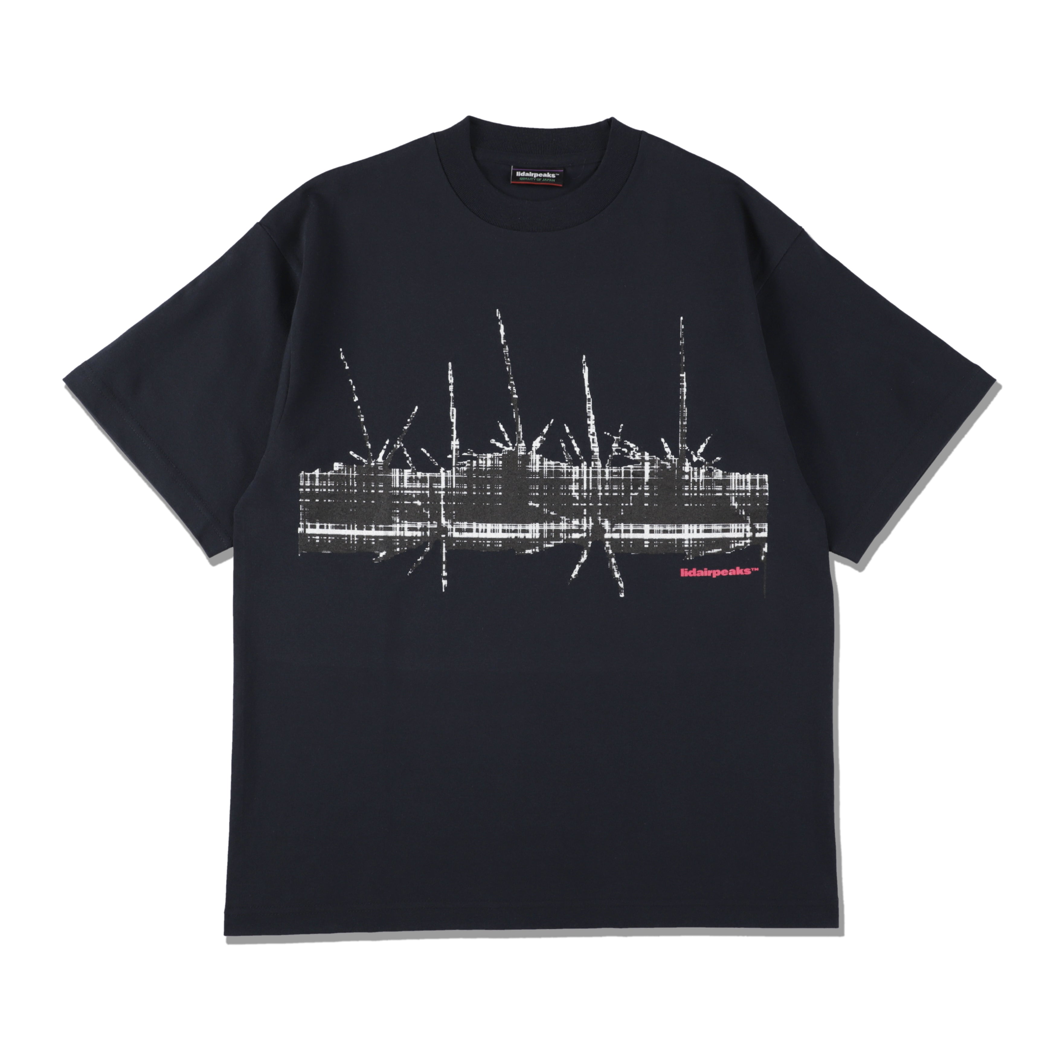 Lidairpeaks - Plaid cactus tee "Navy"