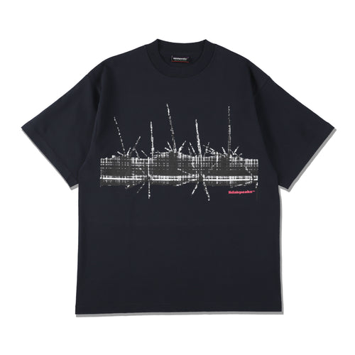 Lidairpeaks - Plaid cactus tee "Navy"